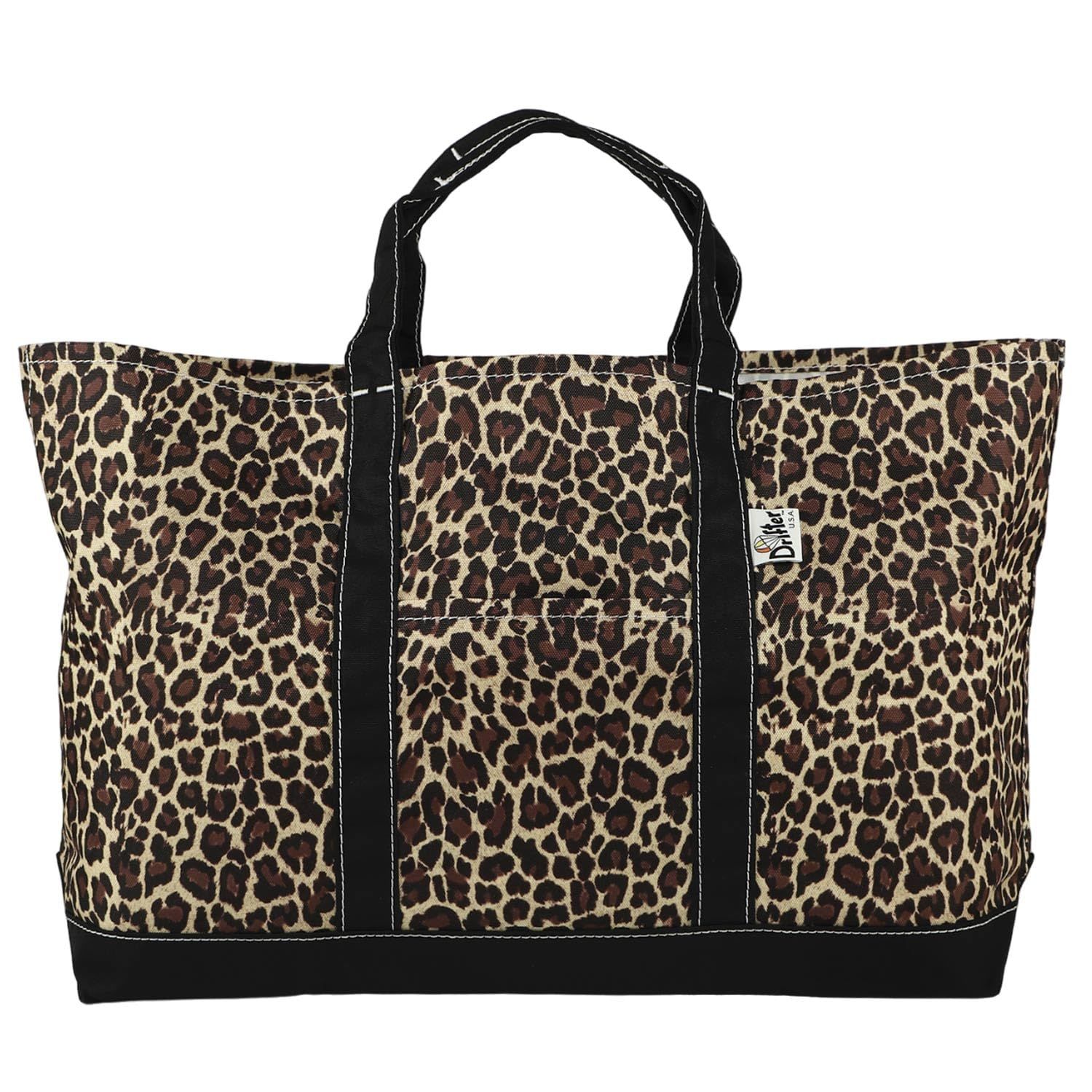 [Drifter] BUCKEYE TOTE LEOPARD x BLACK/バックアイトート レオパード x ブラック