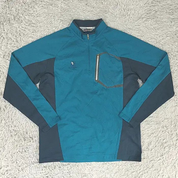 BLACK YAK ブラックヤク 長袖 弱起毛 ハーフジップ Tシャツ 100