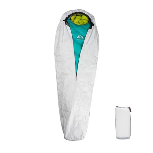 3F UL GEAR シュラフカバー 135g超軽量 タイベック 防水 保温 通気 防寒 コンパクト 底がない/ミイラ形 快適 車中泊 春 夏 秋 冬 登山 ハイキング アウトドア 防災 シュラフ用 ソロキャンプ(沖縄・離島の方発送不可）) e2372656