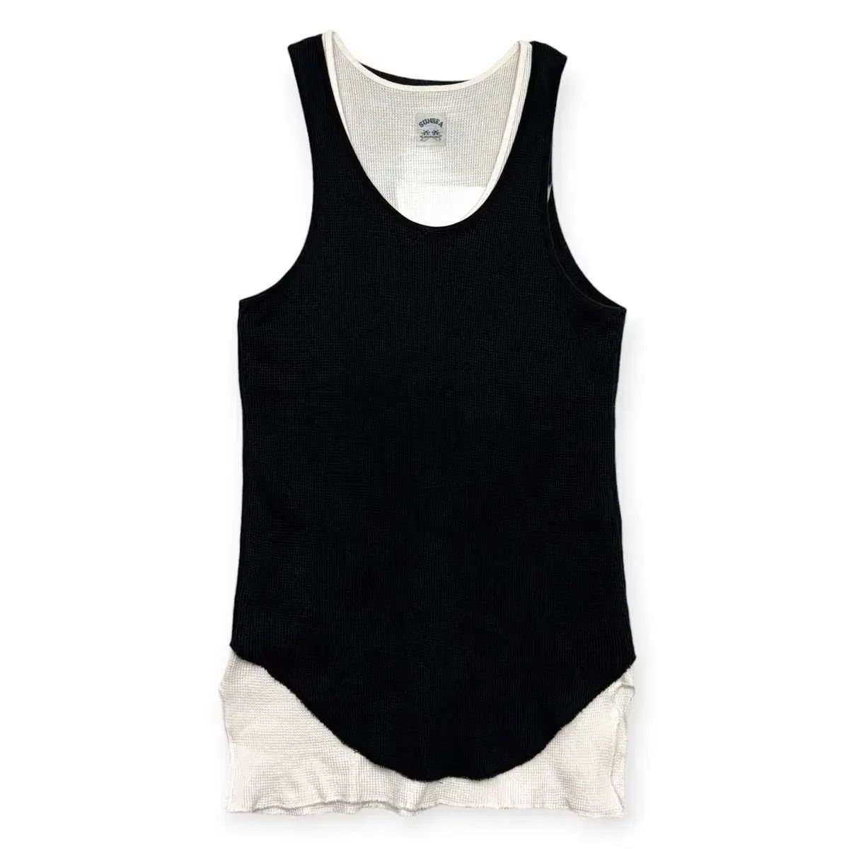 SUNSEA 선씨 レイヤード ノースリーブ Tシャツ