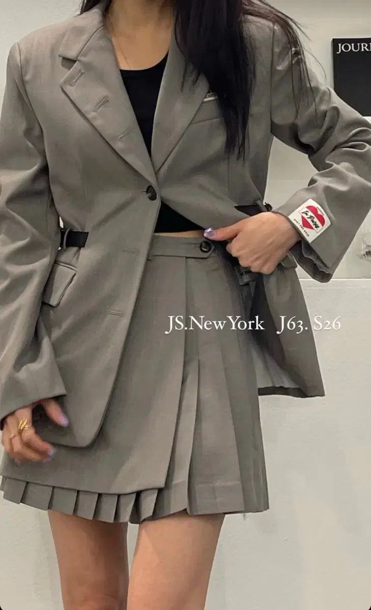 jsNEW YORK スタイル セール (当日発送) 完売 ピンタック シャーリング スカート s26