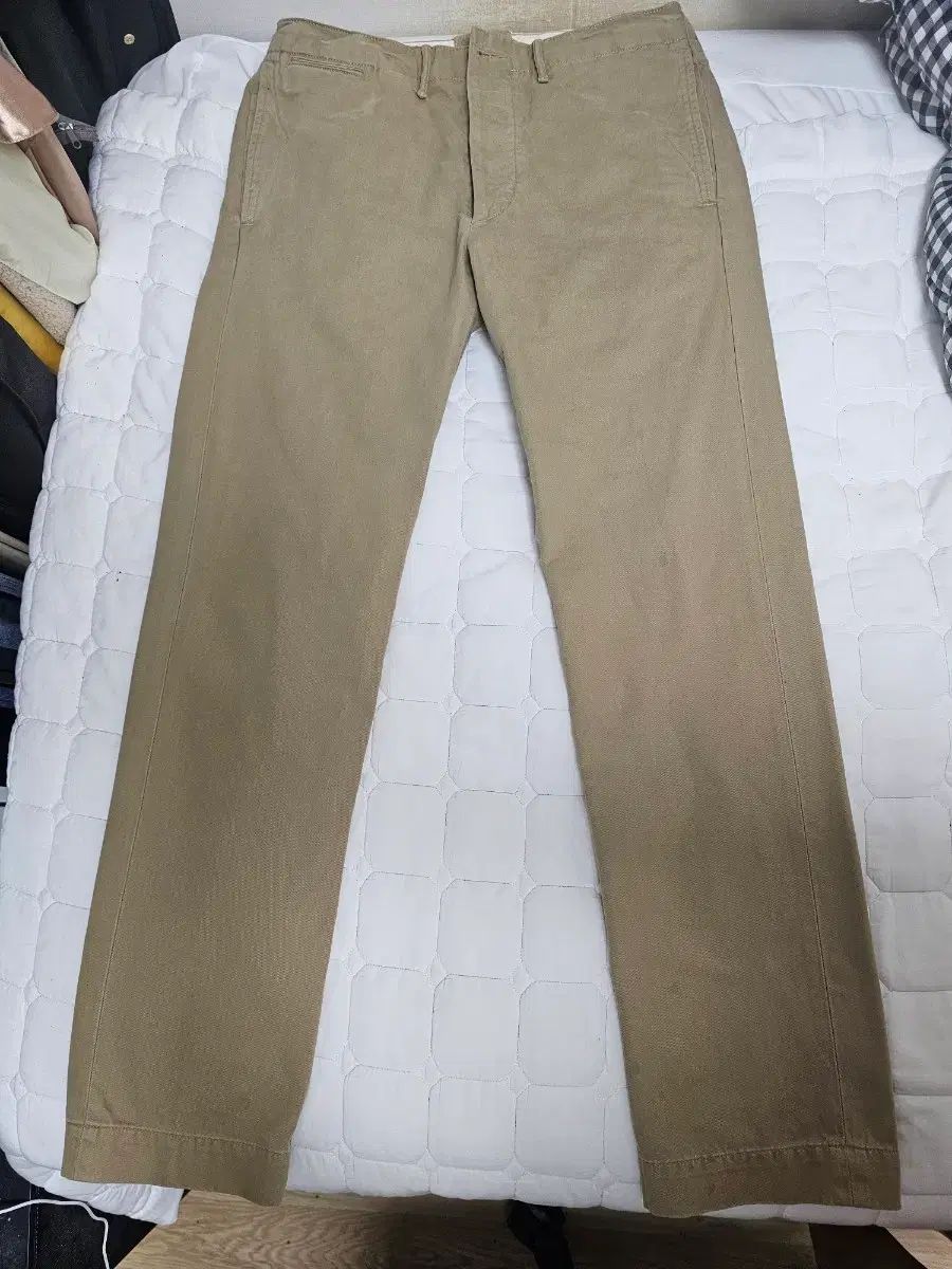 RRL(ダブルアールエル) オフィサーチノ ベージュ カーキ 32/32