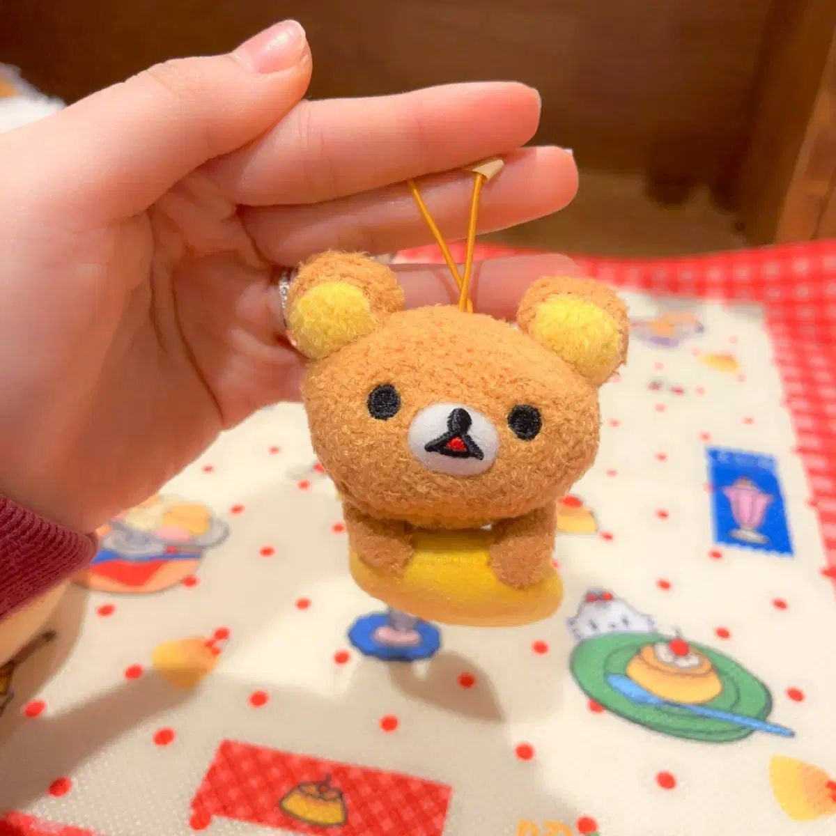 クラシック San-X リラックマ ぽしり ミニ ぬいぐるみ キーホルダー