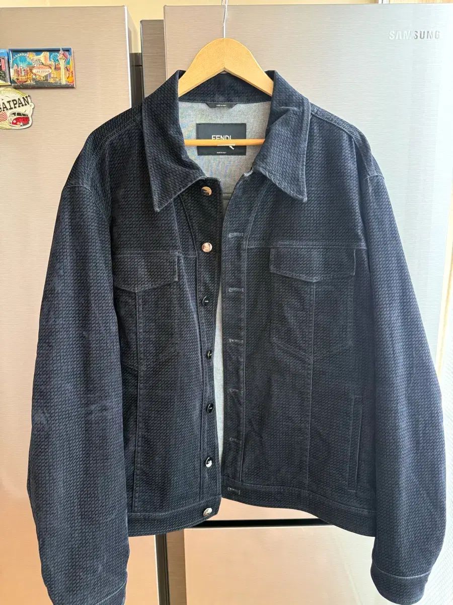 FENDI フェンディ FFロゴ ツアーベルベット ジャケット 56