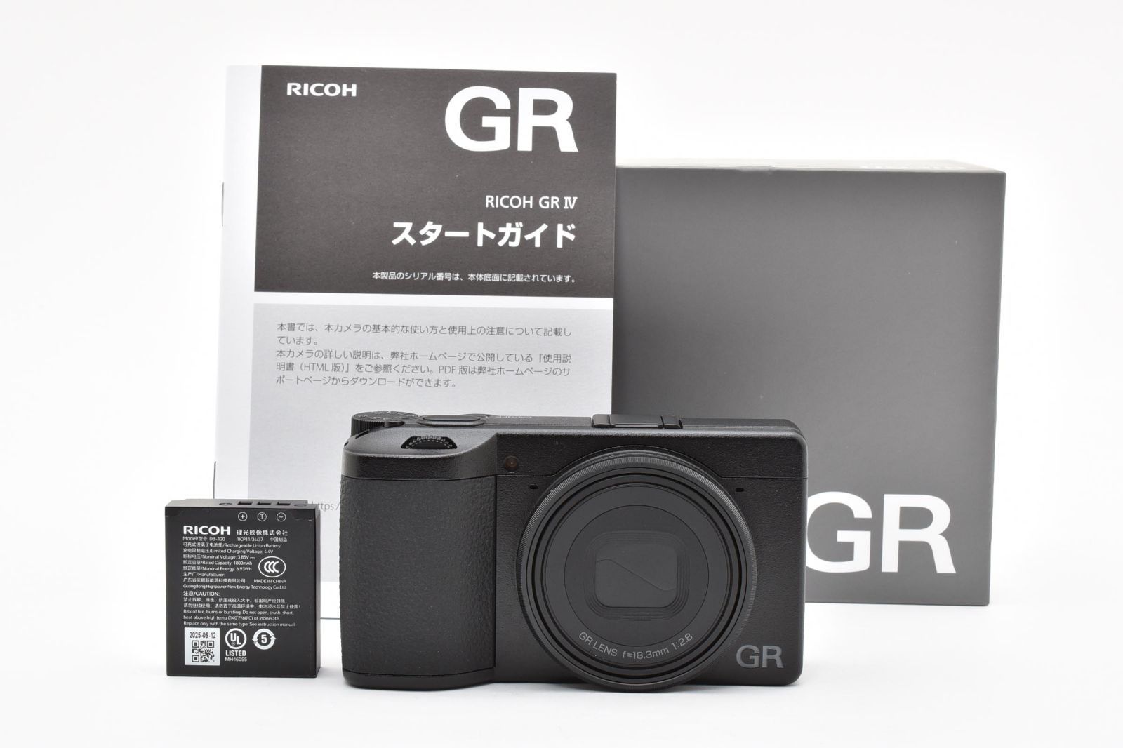 【返品保証】★極上美品★リコー RICOH GR IV 《ショット数:229回》★ L2528#7741