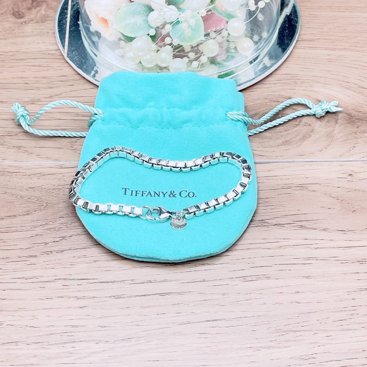 ◇ティファニー◇新品仕上済 Tiffany&Co. ベネチアン ブレスレット 