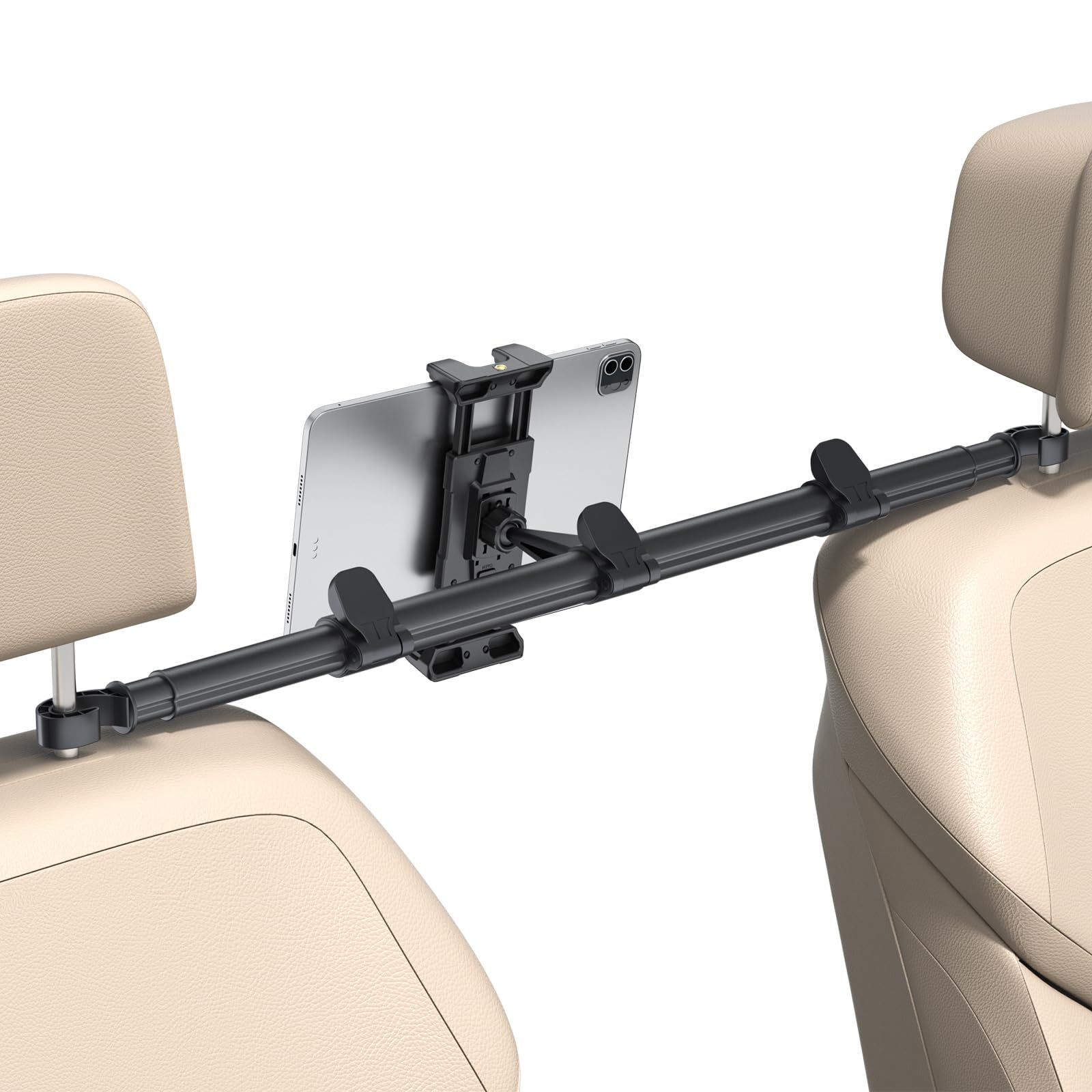 OHLPRO タブレット ホルダー 車 後部座席 ヘッドレスト 車載ホルダー 真ん中設置可能 38-75cmのアルミ製伸縮式アーム 耐荷重8kg ガッチリ固定 iPad mini/Air/Pro、Galaxy tabs、iPhone 17~8 17827d6d OHLPRO タブレット ホルダー 車 後部座席 ヘッドレスト 車載ホルダー 真ん中設置可能 38-75cmのアルミ製伸縮式アーム 耐荷重8kg ガッチリ固定 iPad mini/Air/Pro、Galaxy tabs、iPhone 17~8 17827d6d