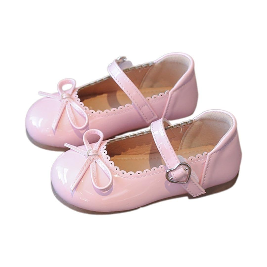 [DeerLuxe] ガールズ ドレスシューズ フォーマル 靴 女の子 KDRS ピンク 17.0 cm