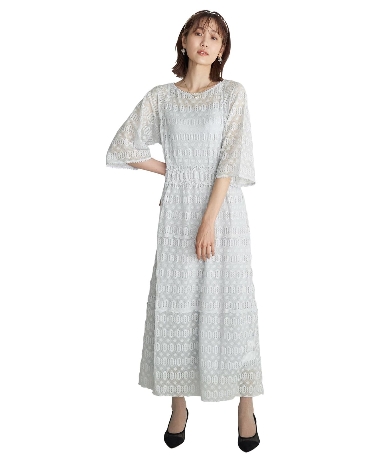 ロペピクニック 【一部店舗限定】【Mon E’toile/モンエトワール】ティアードレースDRESS レディース GDE11920 ライトグレー (08) 38