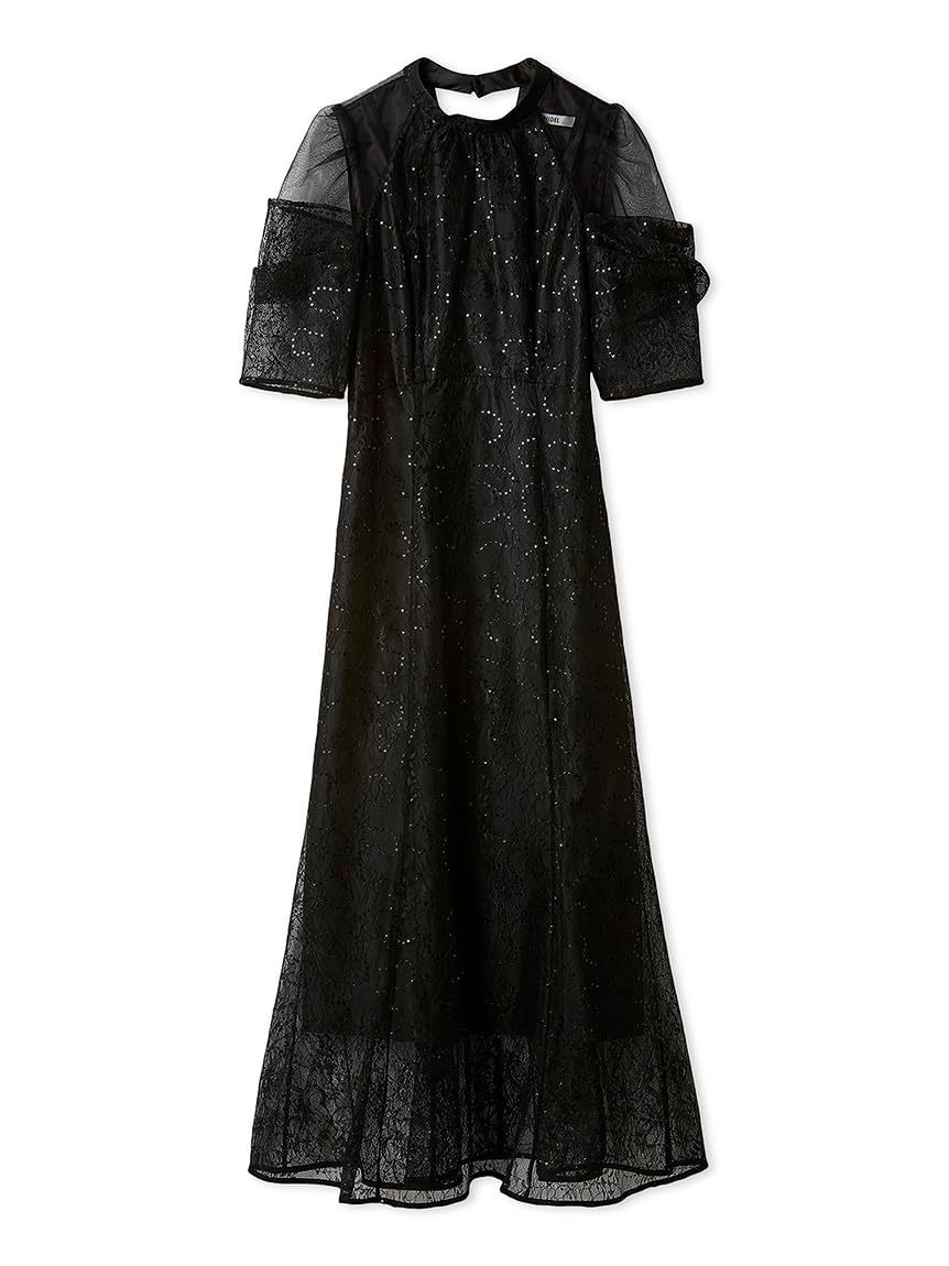 [スナイデル] スパンコールレースドレス SWFO252045 レディース BLK 0