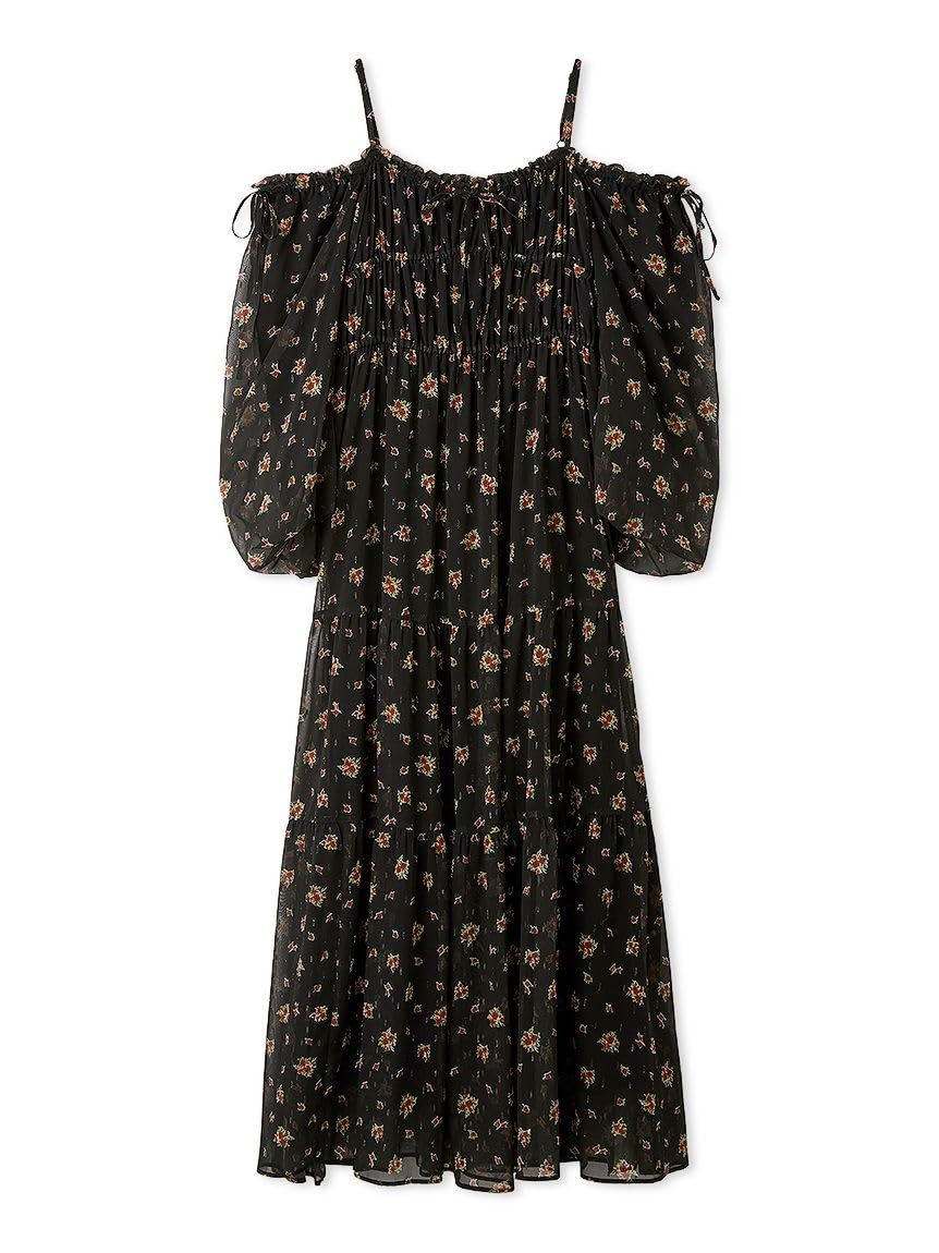 [ファーファー] 2WAYオリジナルフローラルドレス RWFO261024 レディース BLK Free Size