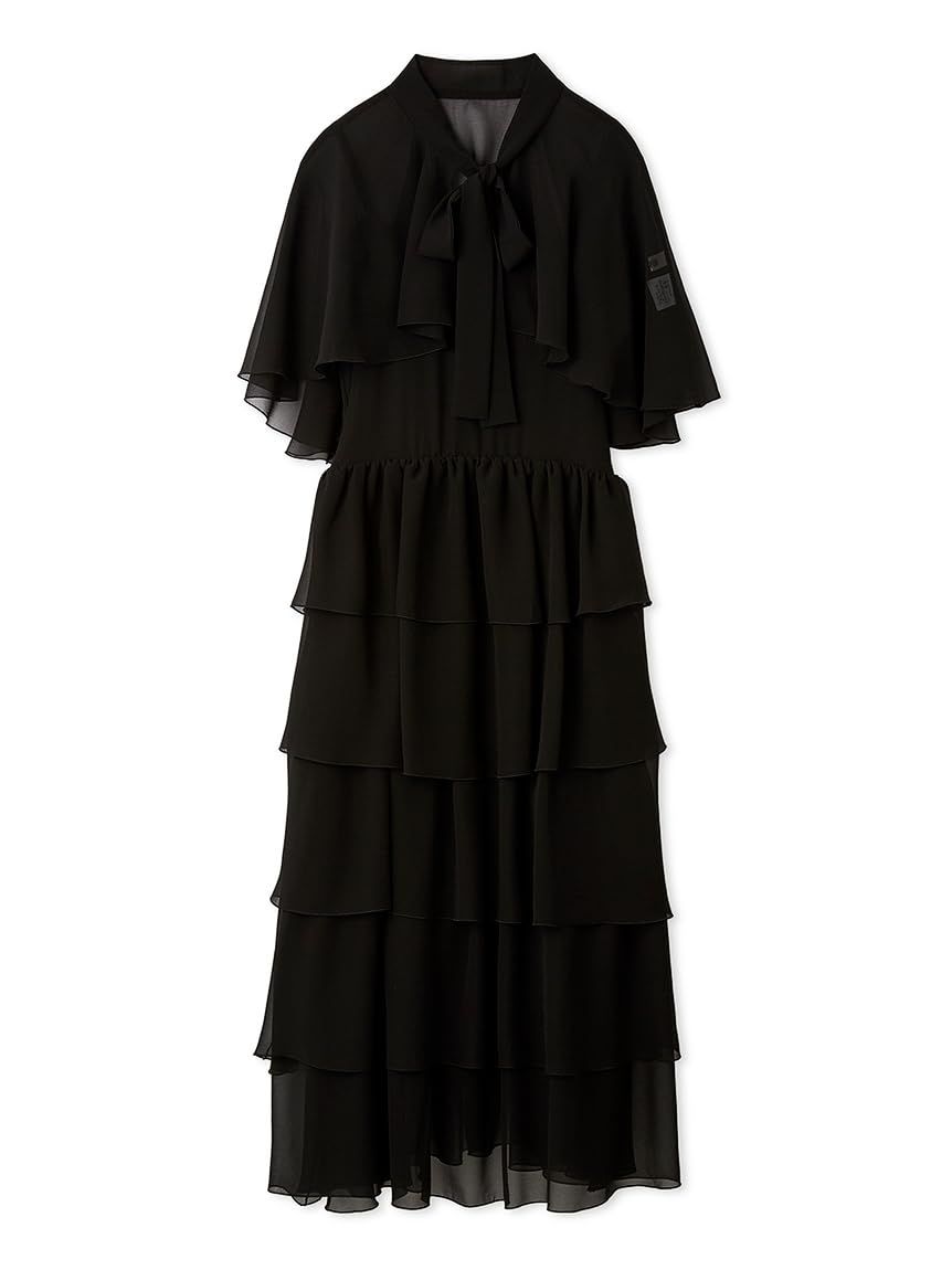 [ファーファー] ケープセットティアードドレス RWFO261103 レディース BLK Free Size 24,570円