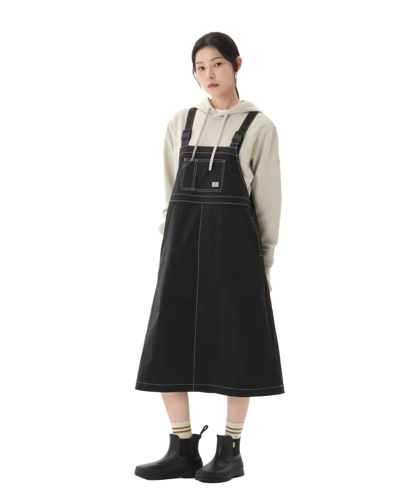 スノーピーク(snow peak)Clend Overall Dress GS-S26ZWDOP11 トップス ワンピース ドレス レディース DARK CHARCOAL S