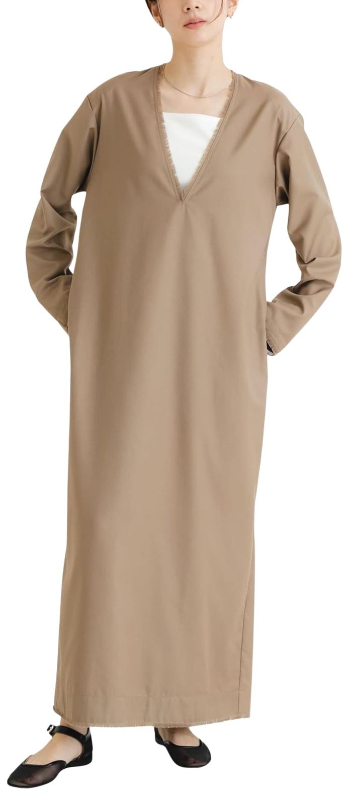 [アーバンリサーチ] ワンピース ドレス new basic 深Vネックワンピース レディース URA4-26C001 BEIGE FREE 11,704円
