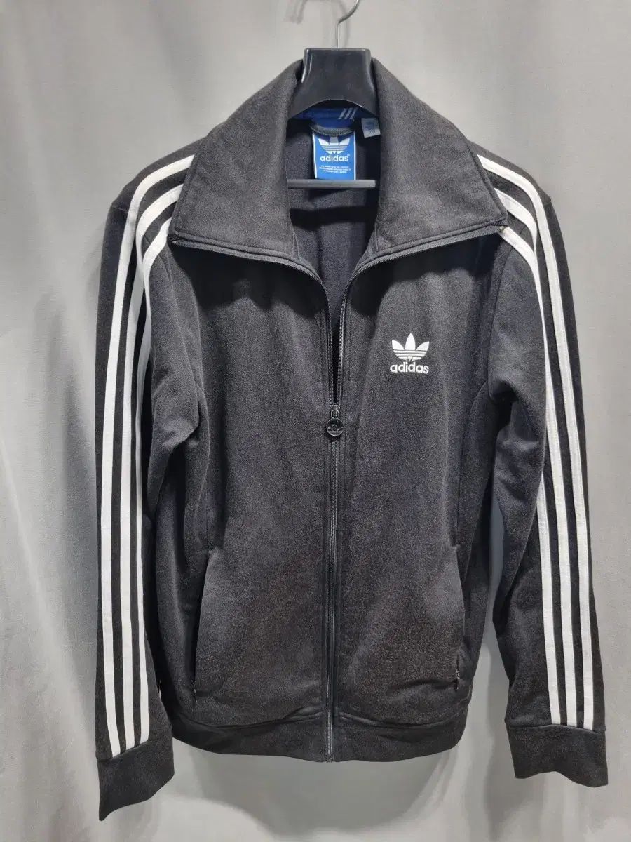 adidas 3本線 トラックジャージ ブラック 100