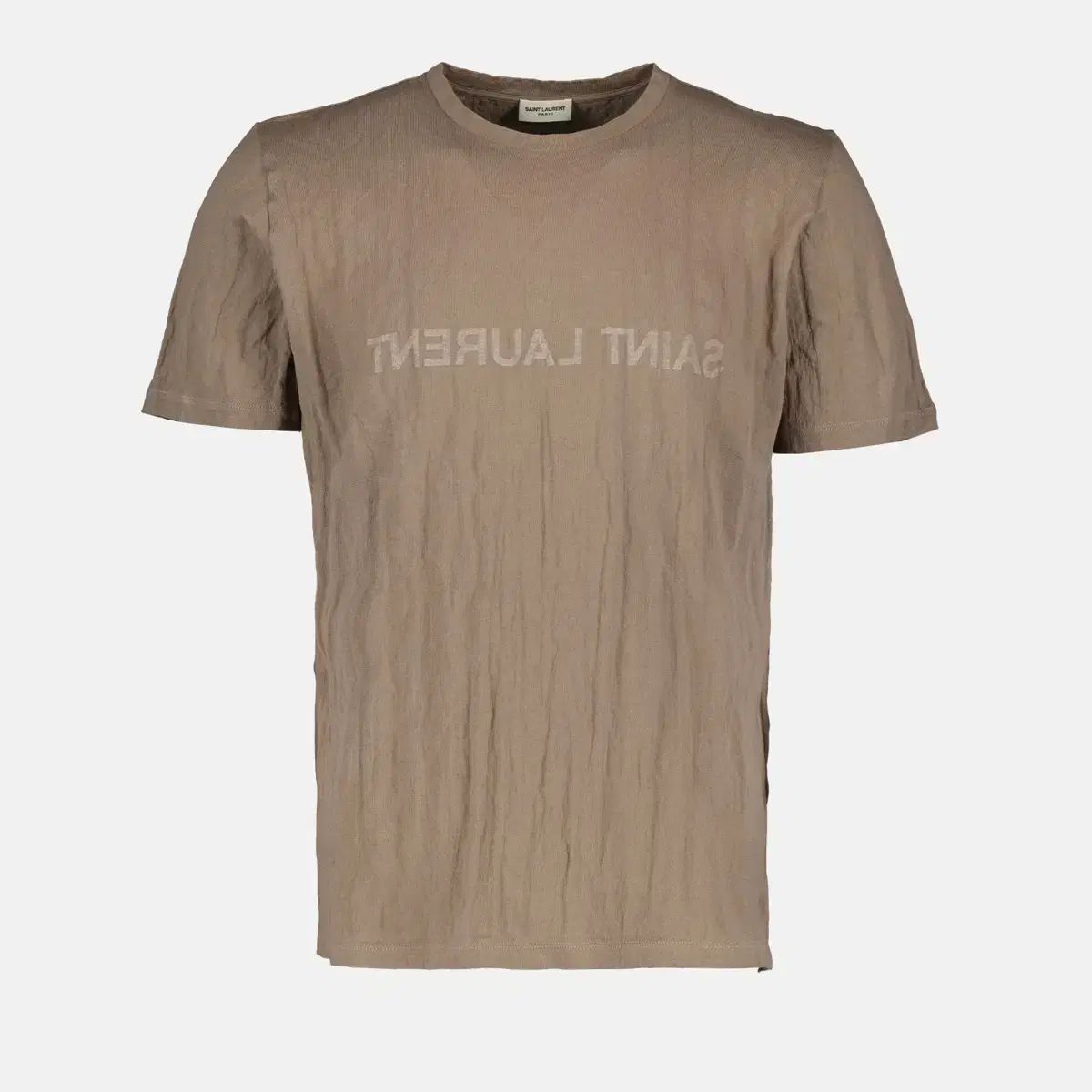サンローラン リバース ロゴ Tシャツ ベージュ m 33,188円