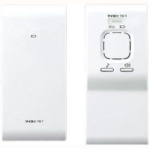 アイホン ワイヤレス 呼出装置 増設チャイム 呼出装置 乾電池式 送受信機セット ホワイト FW-TRwb 9b93b96d