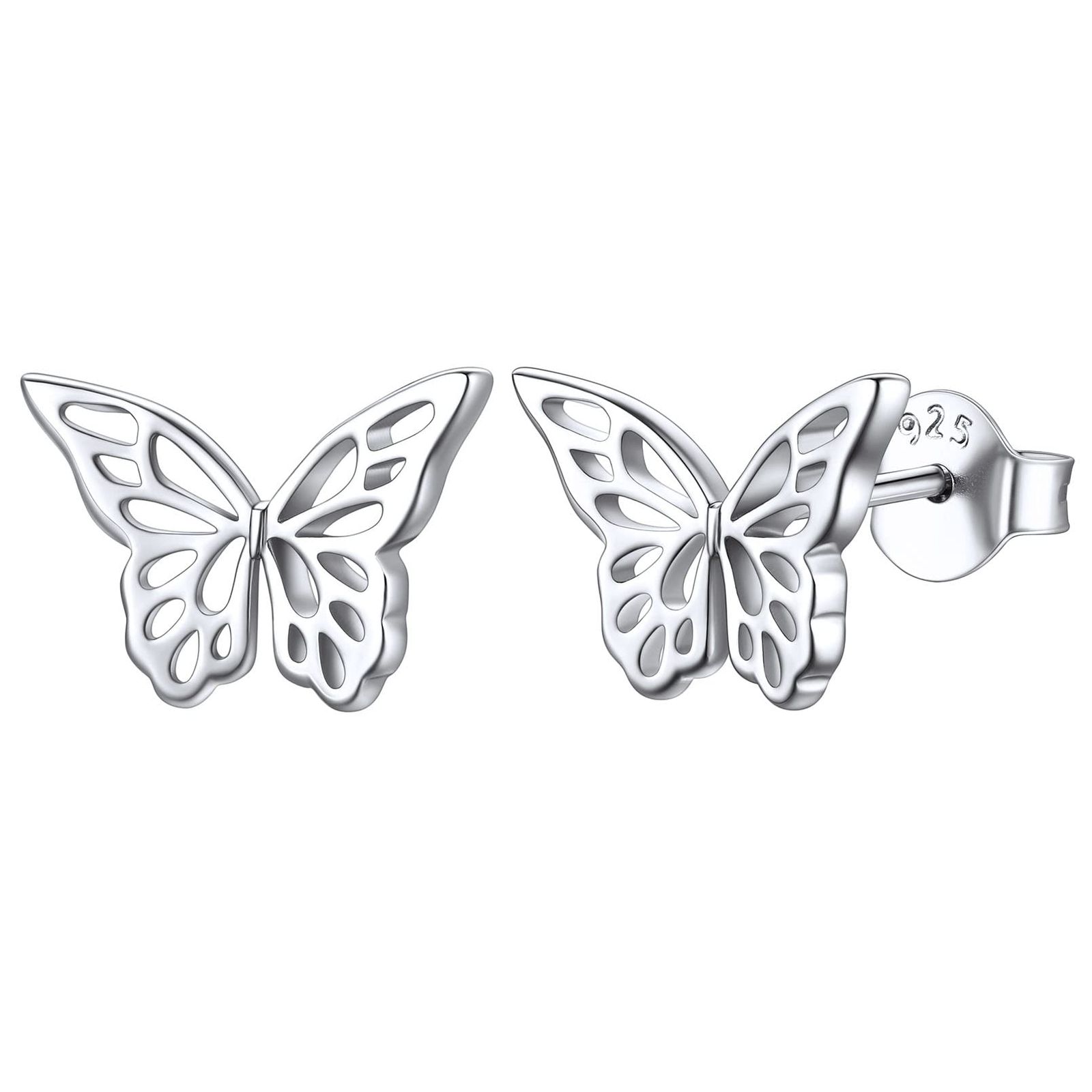 ChicSilver バタフライ ピアス レディース 人気 シルバー925 蝶 透かし かわいい アクセサリー