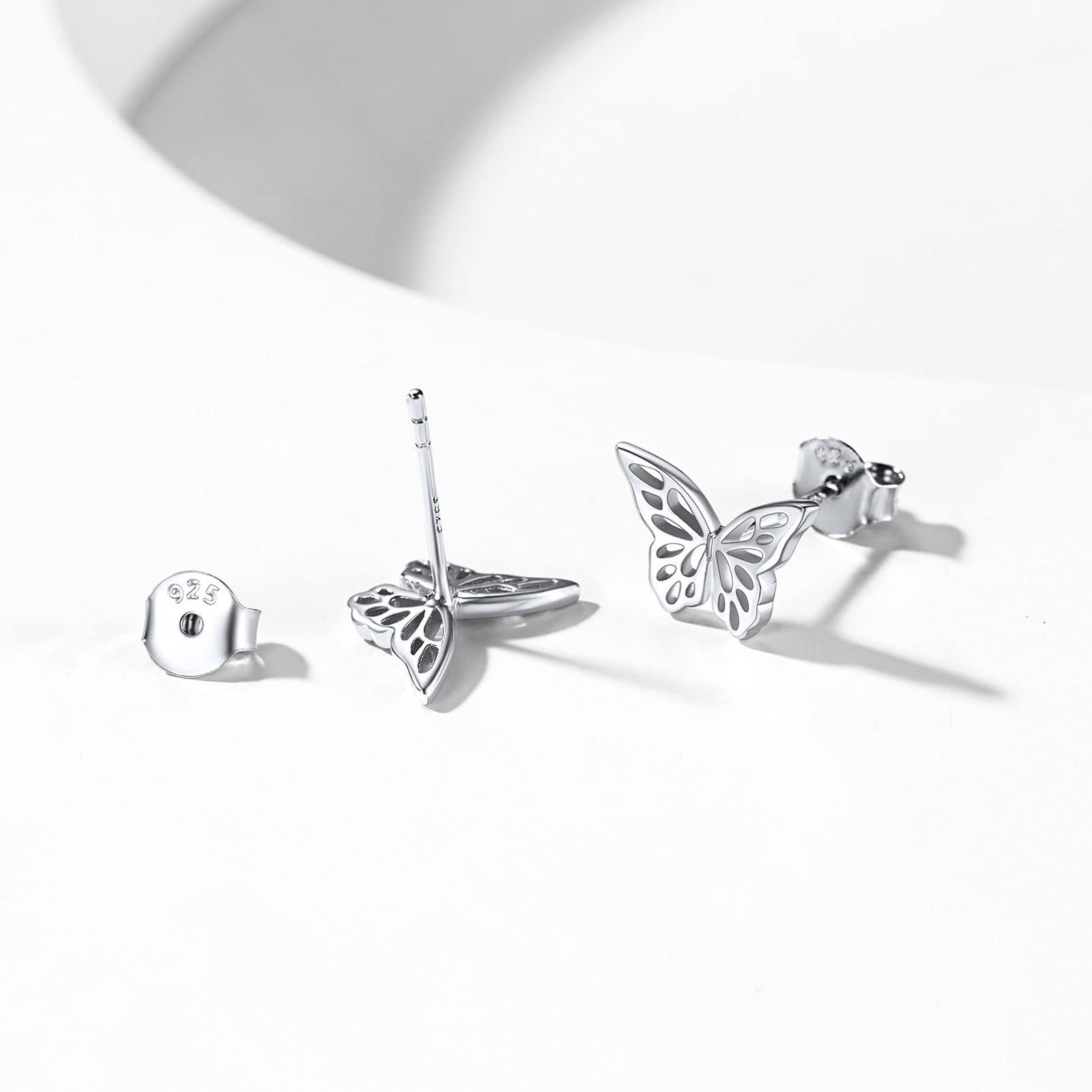 ChicSilver バタフライ ピアス レディース 人気 シルバー925 蝶 透かし かわいい アクセサリー