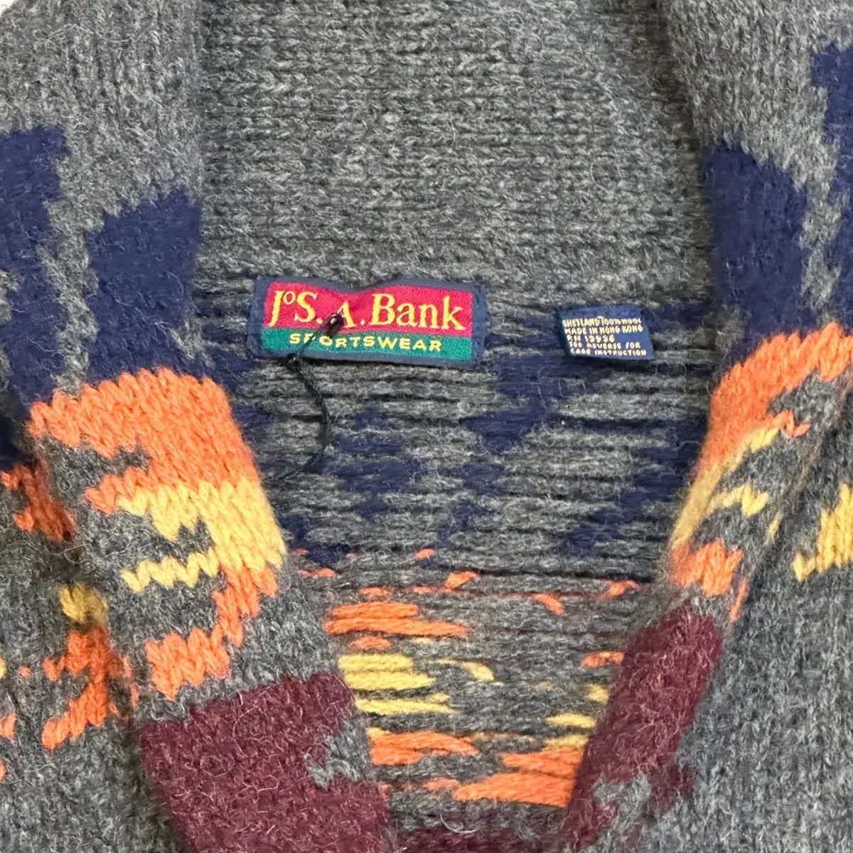 Jos A Bank ケーブル ニット ロング カーディガン