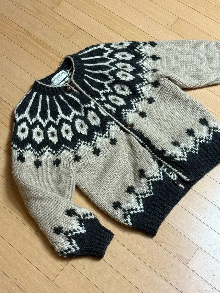 ノルディック メンズ カーディガン