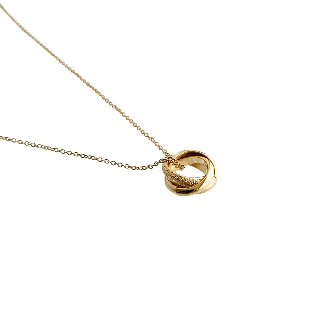 [NAOTJEWELRY] [ナオットジュエリー] レディース ネックレス Triple Ring Necklace ゴールド