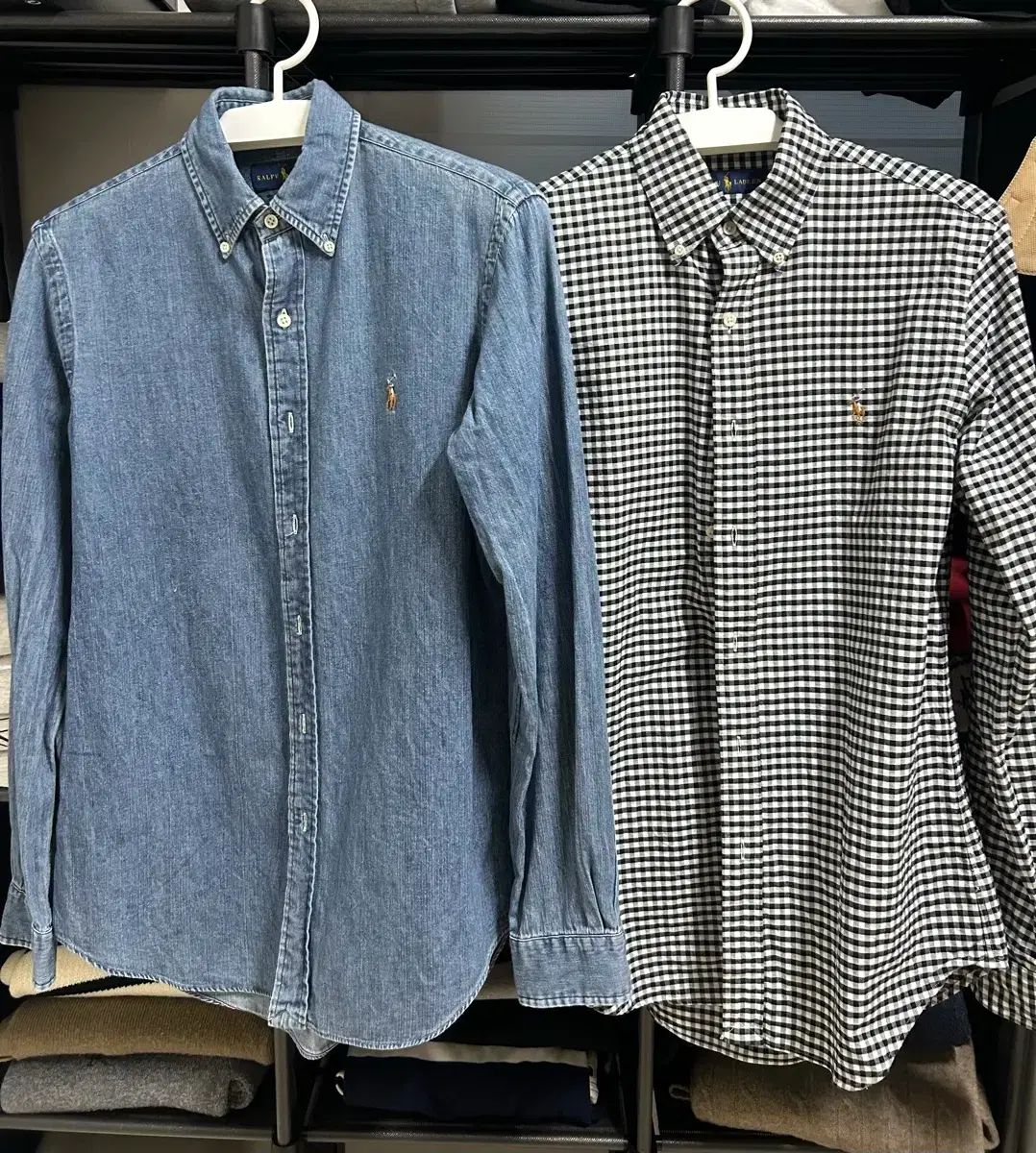 ポロ スモールチェック柄 シャツ 出品 クラシックフィットs