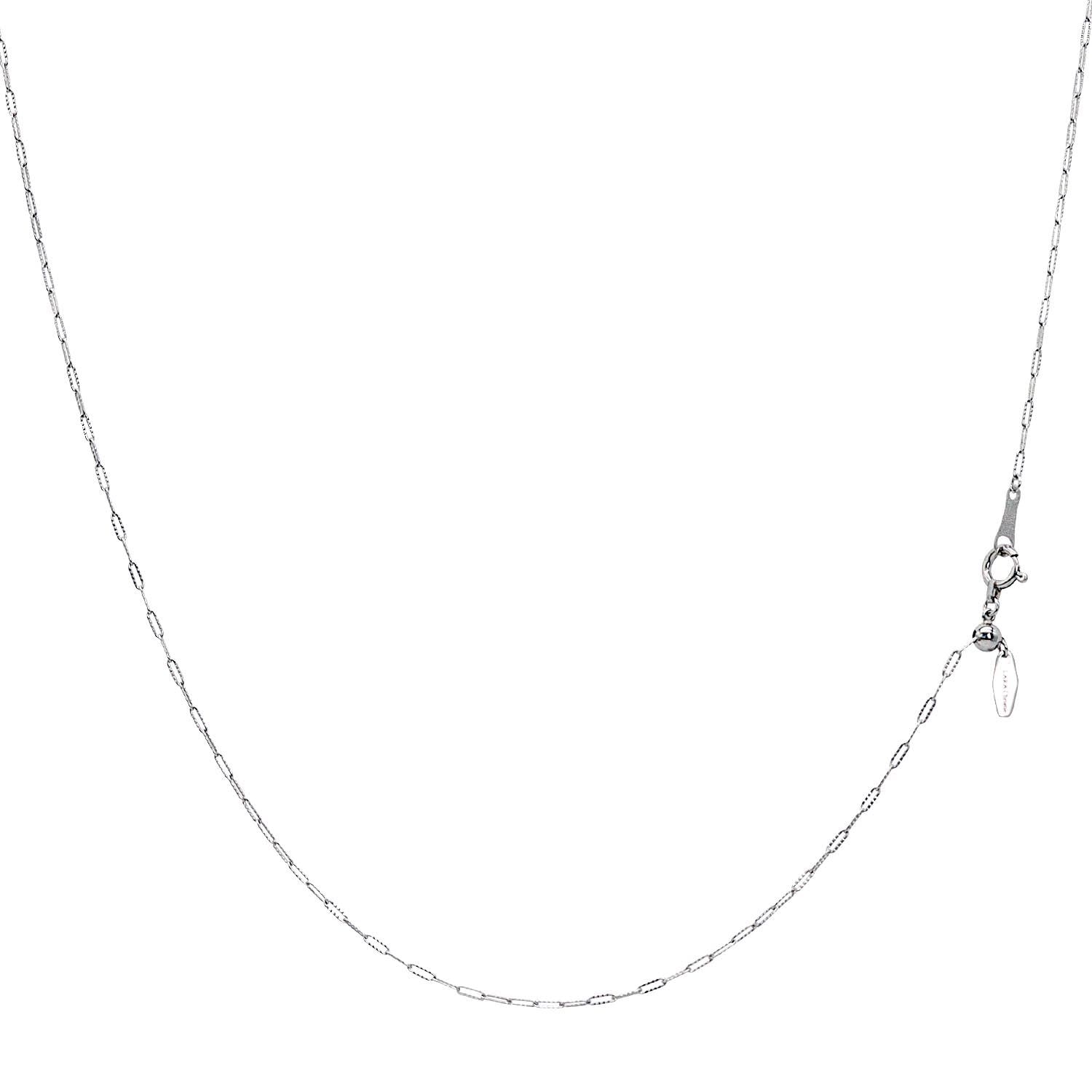 [ララクリスティー] プラチナ チェーン ネックレス Pt850 ファンタジアウェーブ 幅 1.1mm 約 1.7g 最長 45cm 長さ調整可能 lc97-0037