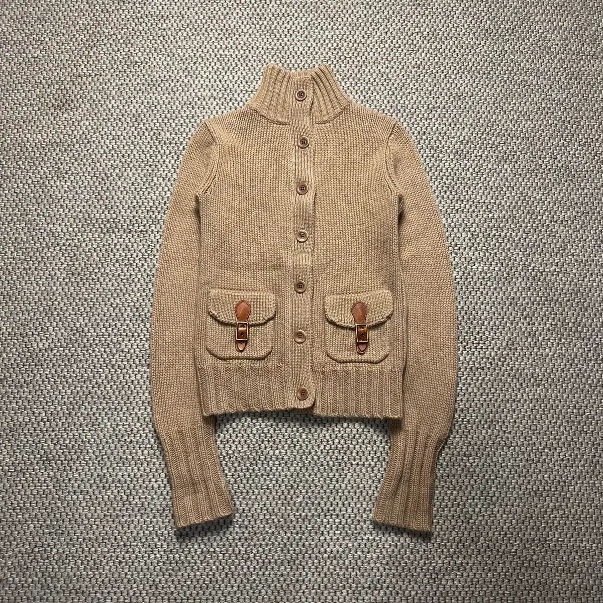 ラルフローレン カシミア ウール ニット カーディガン ブラウン S