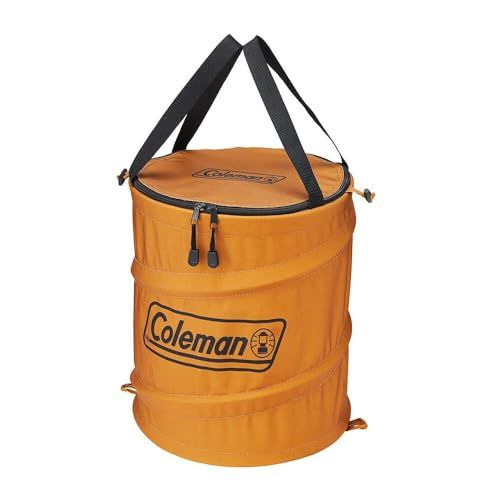 Coleman(コールマン) ポップアップボックス アウトドア キャンプ ゴミ箱 トラッシュボックス ワンタッチ コンパクト収納 フタ付き ポップアップ 耐荷重10kg ボトムPVC加工Y ffbcce1b