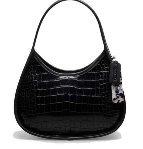 【コーチ】 ハンドバッグ エルゴ バッグ ミニバッグ ワンショルダー クロコ エンボスド Coachtopiaレザー CT272 ショルダーバッグ サステナブル リサイクルレザー 長財布収納可能 軽量【アウトレット】【ブランド品】 (ブラック) [並行輸入品] 34,450円