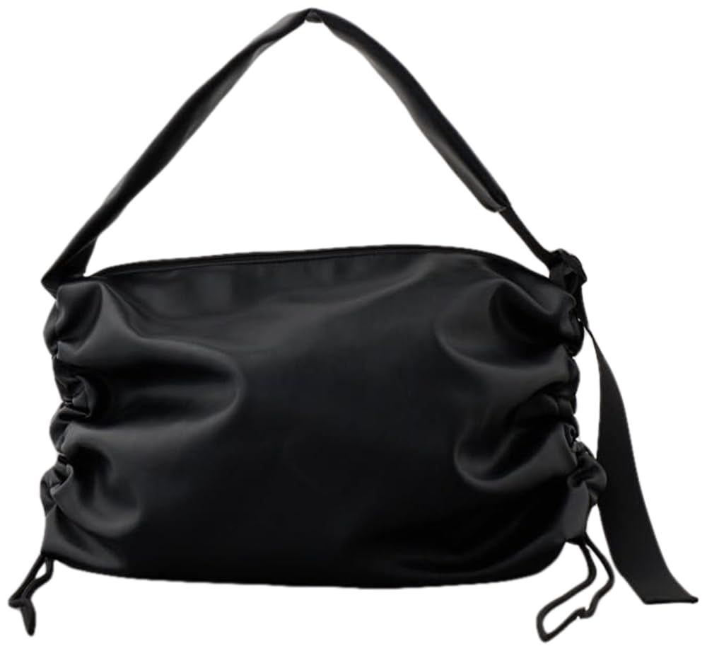 [AZUL by moussy] [アズールバイマウジー] サイド ギャザー パデット バッグ レディース 250ISB55-062J FREE ブラック