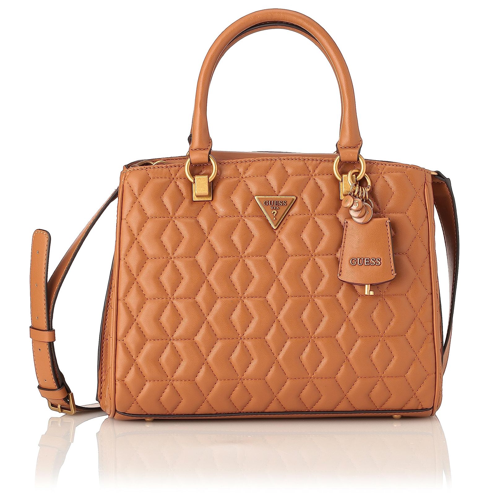 [ゲス] ハンドバッグ QB867706 COGNAC COG ELENIA レディース [並行輸入品]