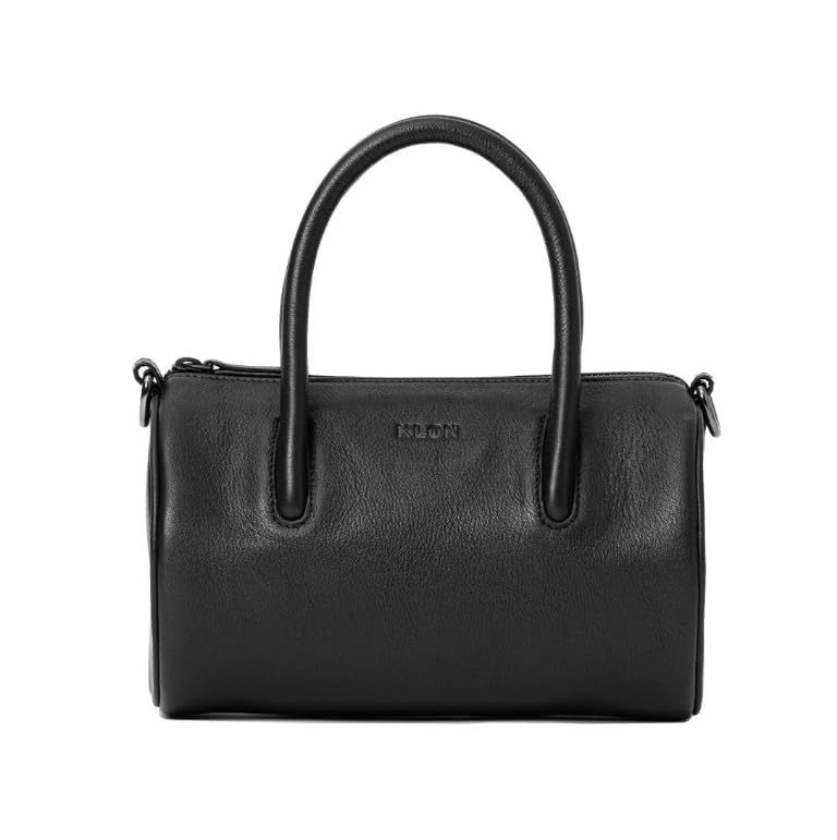 [KLON] バッグ ショルダー 小さめ 黒 ブラック メンズ レディース レザー 本革 LEATHER BAG DRUM MINI BLACK