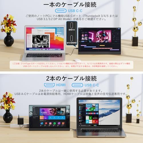 ☆新品☆モバイルモニター 15.6インチ モバイルディスプレイ 1920*1080 ポータブルモニター IPS液晶パネル ブルーカット 自立スタンド VESA スピーカ内蔵 USBType-C ミニHDMI Sw-itch/PS3/PS4/P f7b91bbf
