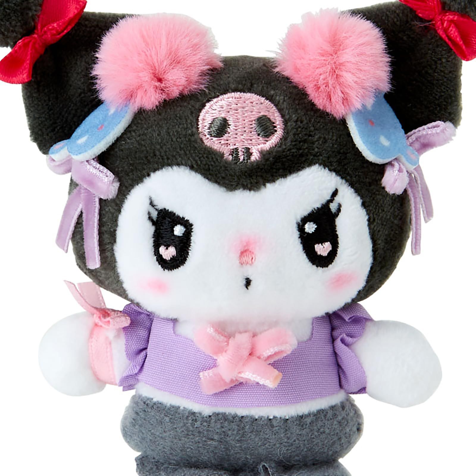 マイメロ　クロミ　マスコットブローチ サンリオ(SANRIO) マスコットブローチ（ロミキュンルーム） クロミ