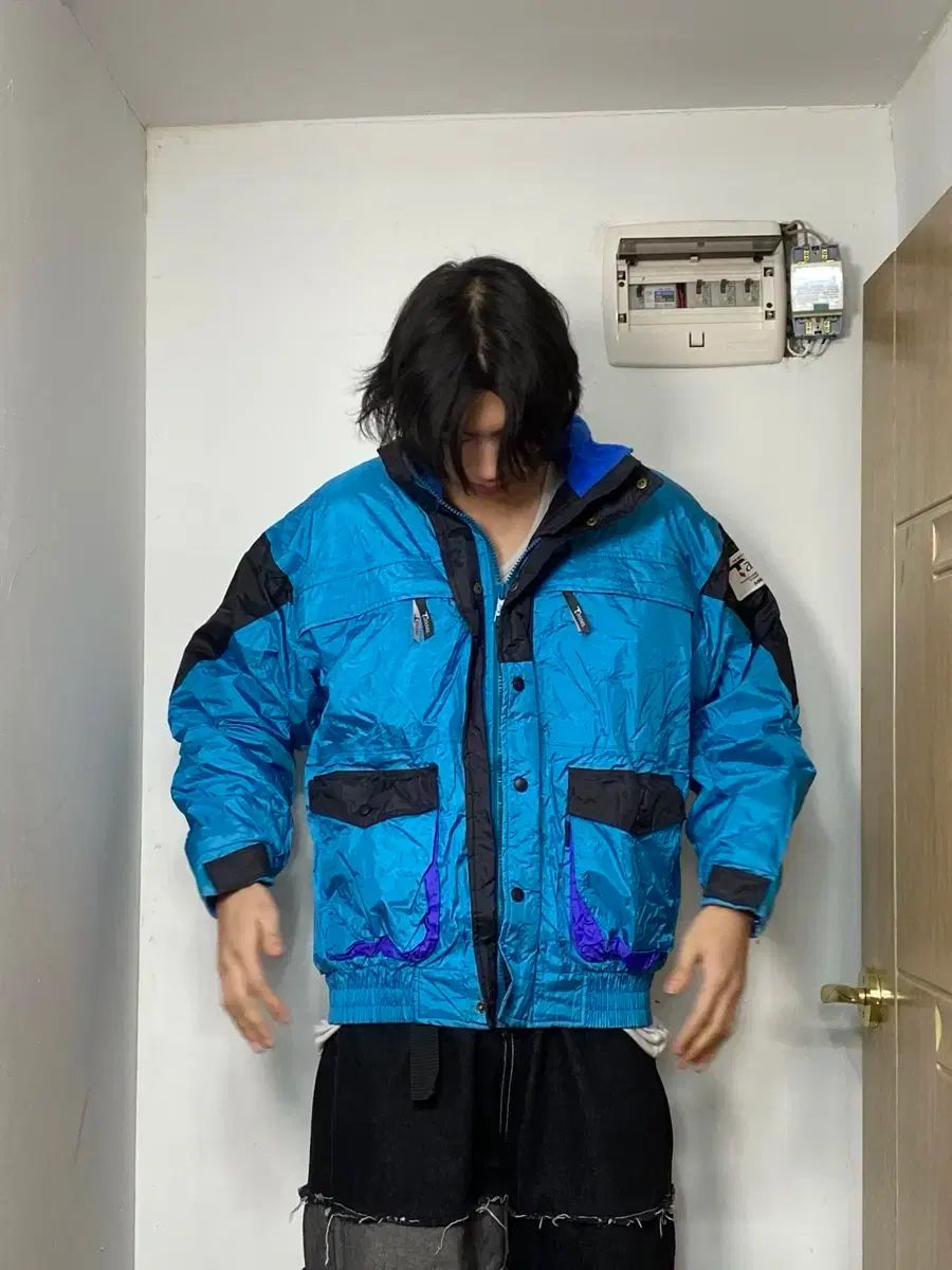 日本 ヴィンテージ tassel mastak クロップド ダウン ジャケット XL 8,858円
