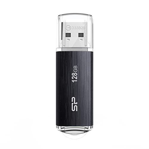 SP Silicon Power シリコンパワー USBメモリ 128GB USB3.1 & USB3.0 ヘアライン仕上げ Blaze B02 SP128GBUF3B02V1K★ 3f9d326e