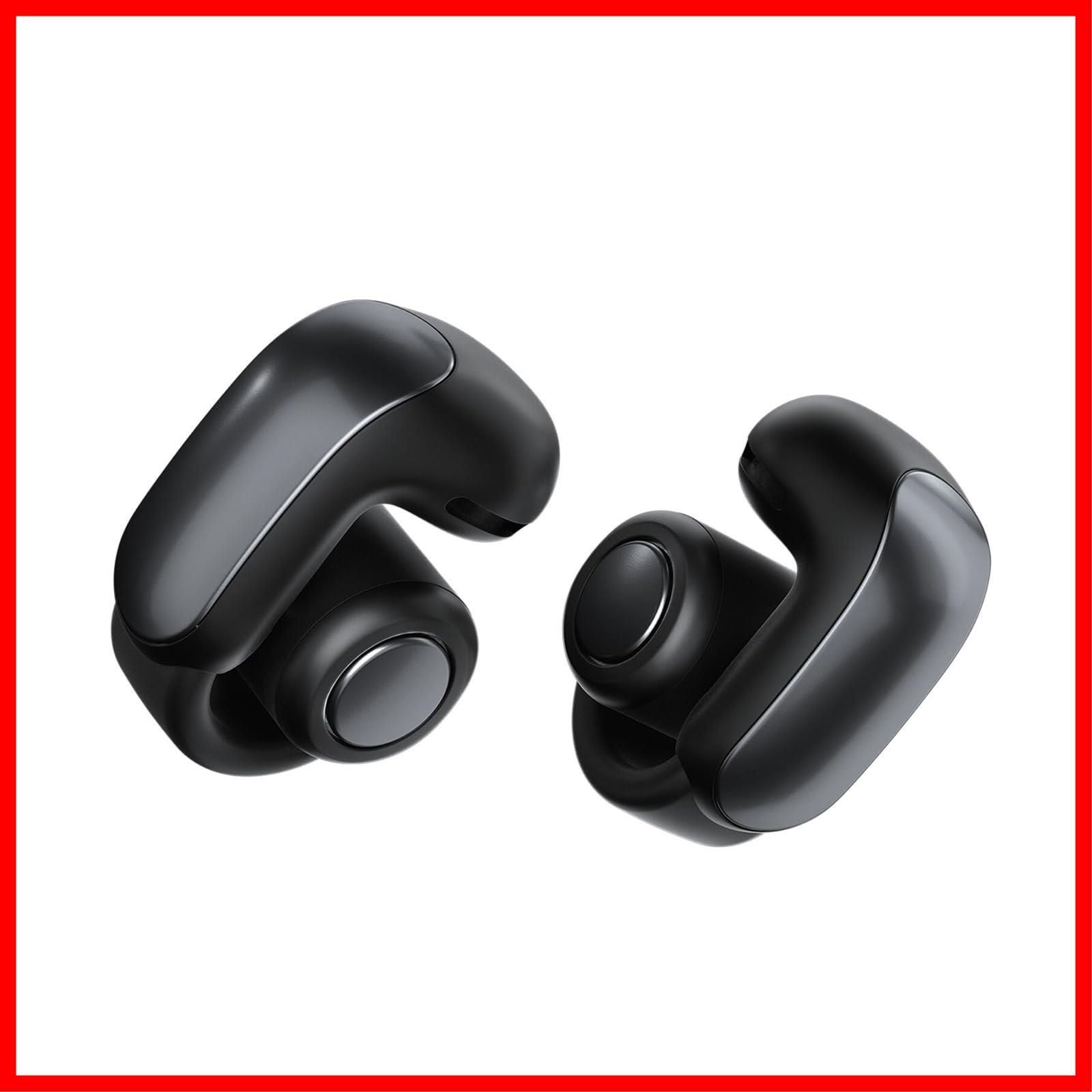 【即日発送】Earbuds 空間オーディオ Open イヤホン オープンイヤー 完全 Ultra ワイヤレス Bluetooth接続 マイク付 Bose 最大7.5時間再生 防滴 ブラック
