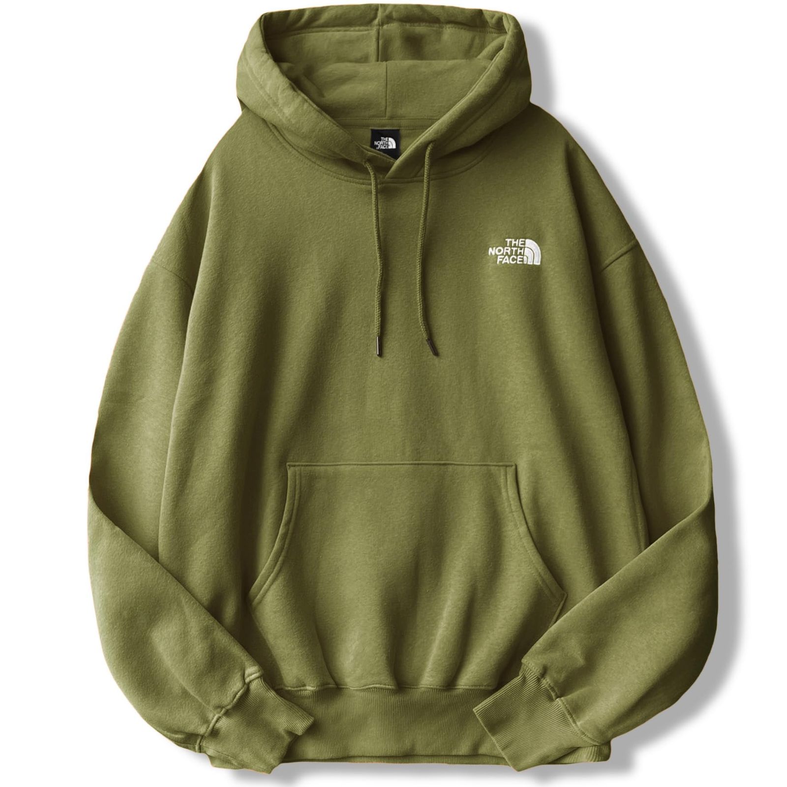 [ザノースフェイス] パーカー メンズ シンプル ワンポイント 刺繍ロゴ Evolution Vintage Hoodie, Forest Olive カーキグリーン サイズL [並行輸入品] [Forest Olive] [L]
