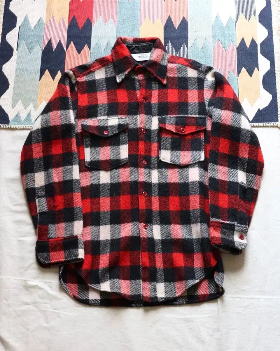 woolrich 70s バッファローチェック CPOシャツ