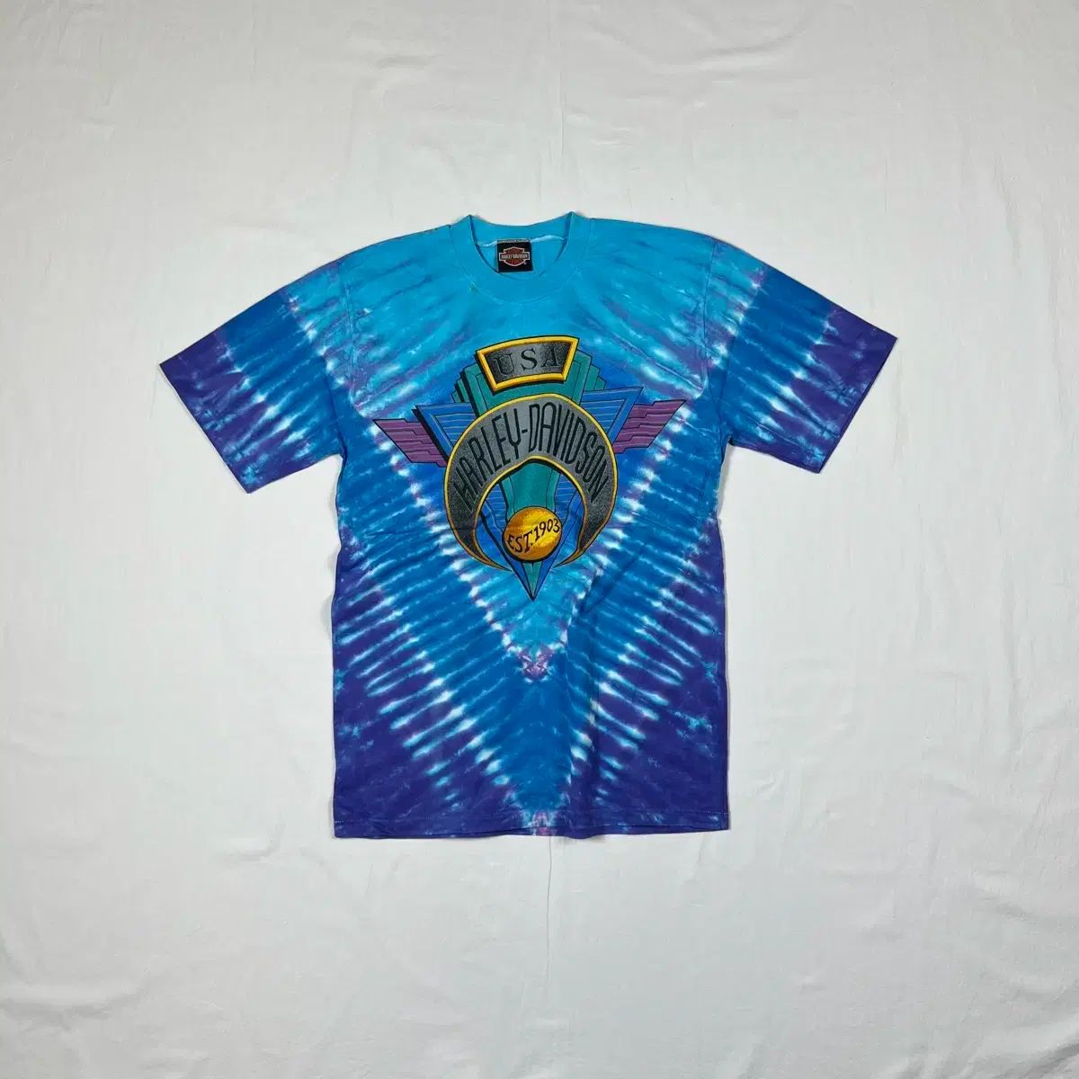 90s ハーレーダビッドソン タイダイ 半袖T