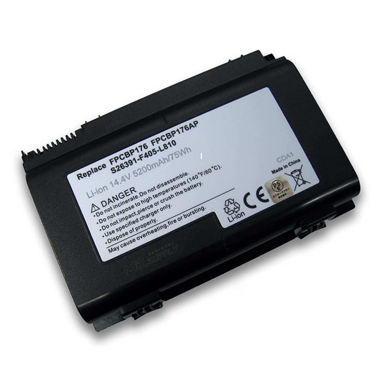 MR.SUPPLY Fujitsu 富士通 FMV-LIFEBOOK E、Aシリーズ用 Li-ion バッテリー FM-61A 0644530 対応
