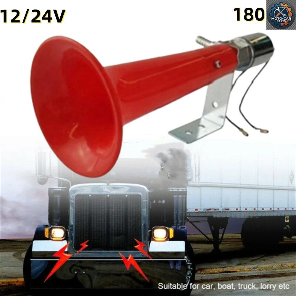 ウルフホイッスルエアホーン 12V/24V 超大音量鳥の鳴き声ホイッスルアラームホーントランペットコンプレッサー 車 トラック オートバイ バ