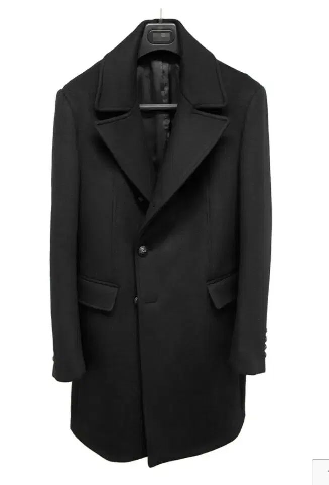 95) モマデザイン ウールカシミア コート (TIME HOMME 味) ブラック