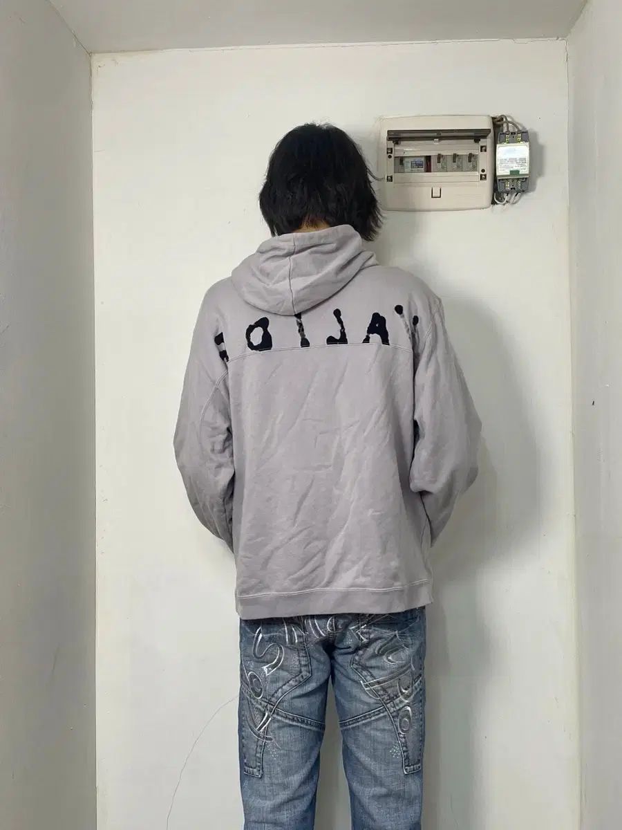 アディダス ライト グレー フードTシャツ 3XL