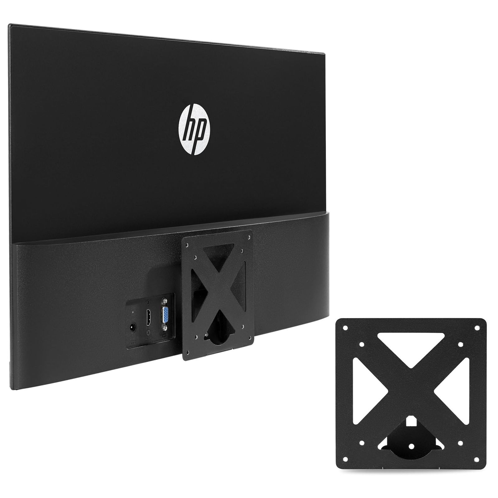 モニターアーム/マウント VESAブラケットアダプター HP Pavilion 22M、24M、27M VESA 100 x 100mm 75 x 75mmに対応。