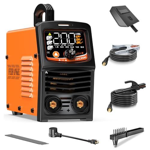 FEIFANKE アーク溶接機 100V/200V兼用 1台2役 ARC・MMA・リフトTIG溶接機 大型LEDディスプレイ ホットスタート VRD アンチスティック IGBTインバータ 溶接機 初心者向け 小型 軽量 家庭用 ポータブル溶接 d9e31ddb