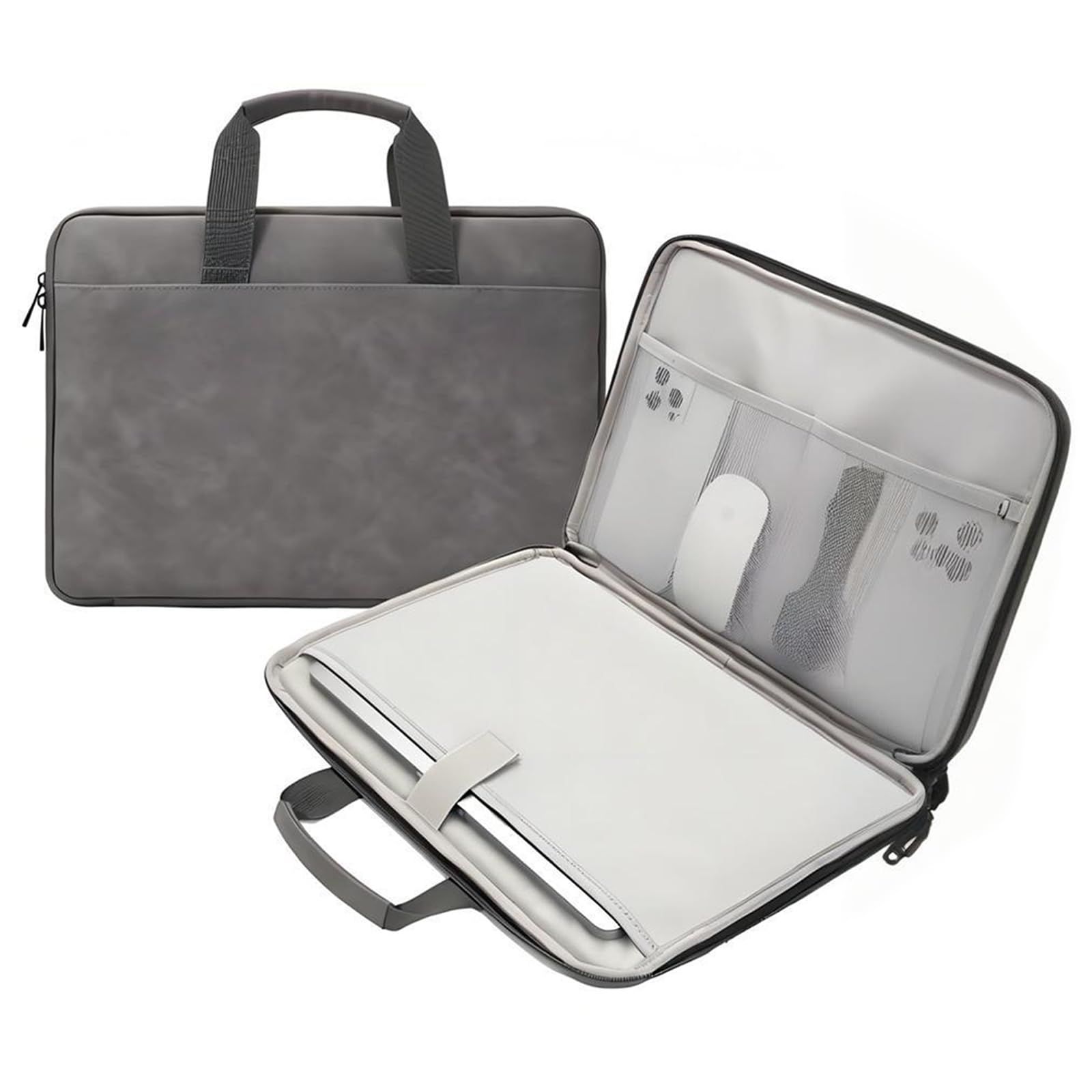ノートパソコン ケース PUレザー（羊革調） 13?14インチ対応 フルオープン設計 MacBook Air M5 M4/M3/M2/M1（2026?2018）/ MacBook Pro 13・14（M5 Pro~M1） / 13インチ MacBook Neo