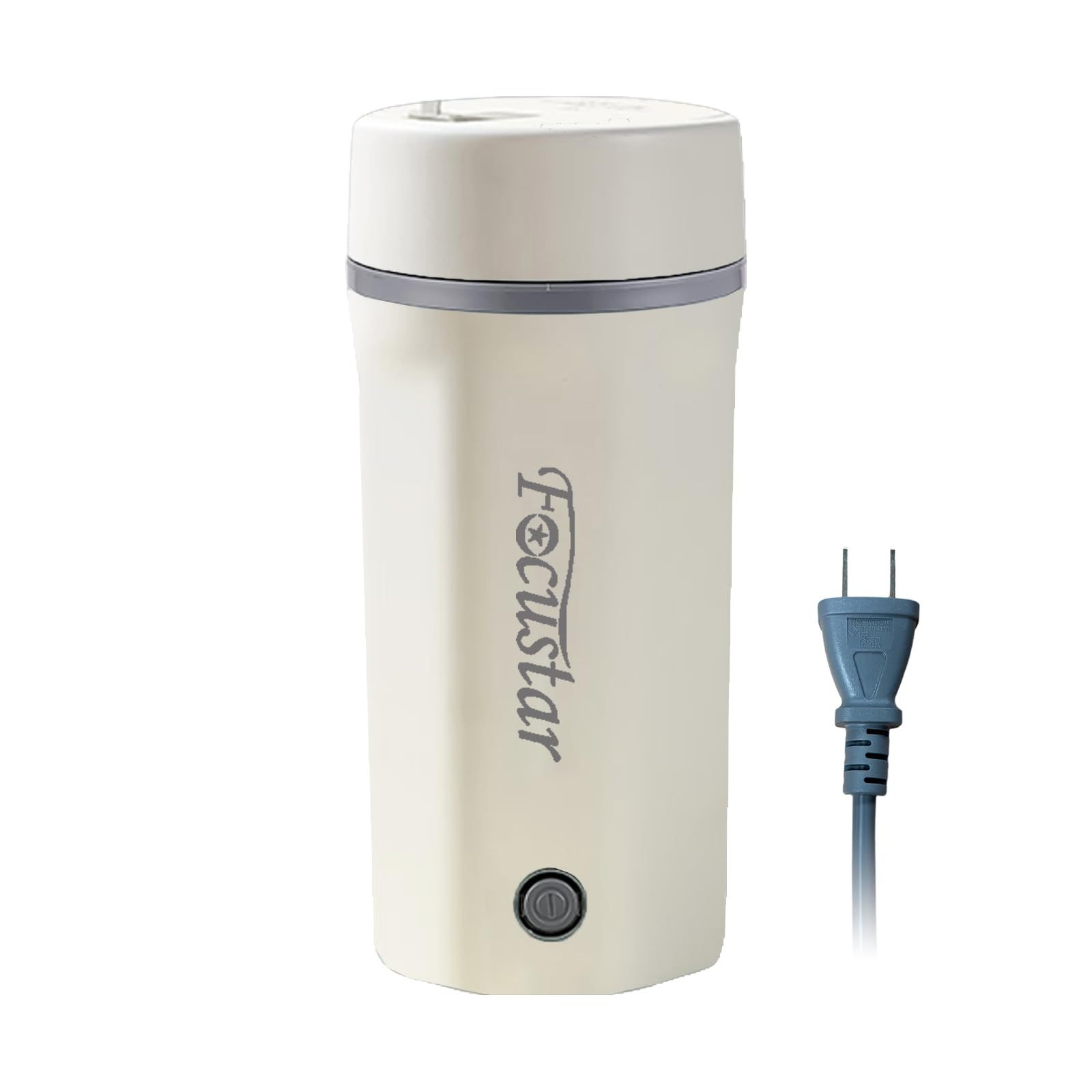 Focustar ポータブルケトル 500ML 電気ケトル 小型 トラベルケトル 低電力 300W ポータブル電源で使える 急速沸かし 空焚き防止 沸騰すると自動オフ 持ち運びやすい 漏れない ステンレス鋼製 携帯湯沸かし器 旅行用 車中泊 キャンプ オフkk